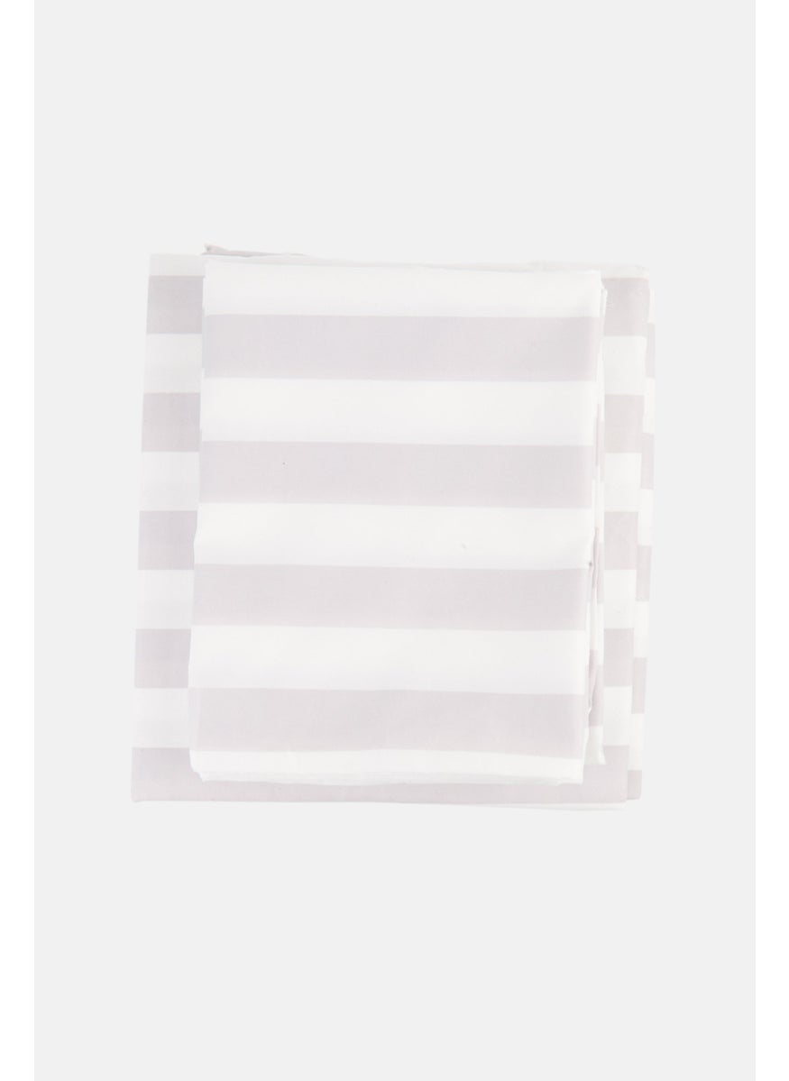 Soft And Rich Stripe Flat Sheet, Multicolor