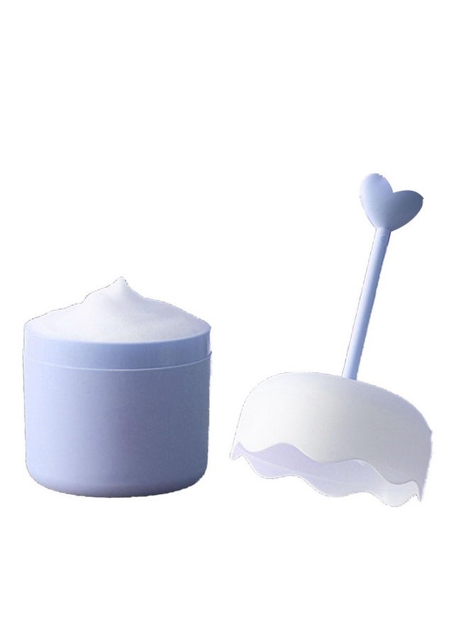 Facial Cleanser Foam Maker Cup Press Facial Cleanser Foam Maker Cup Convenient Cute Multi Functional Application With Versatile Use For Face Body Skincare (Blue)