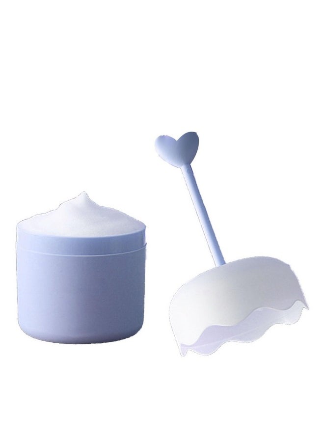 Facial Cleanser Foam Maker Cup Press Facial Cleanser Foam Maker Cup Convenient Cute Multi Functional Application With Versatile Use For Face Body Skincare (Blue)