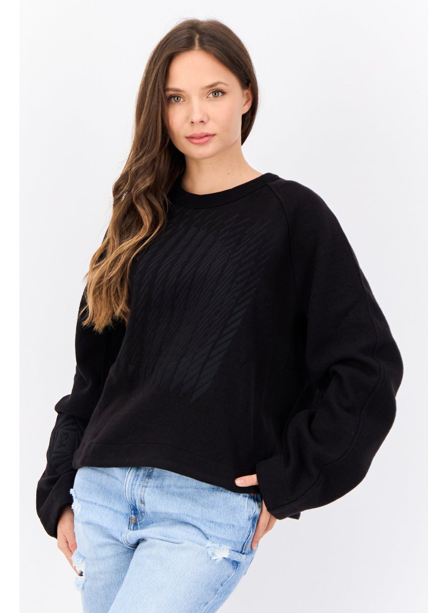 Adidas Y-3 By Yohji Yamamoto Women Sportswear Fit Outdoor Sweatshirt, Black