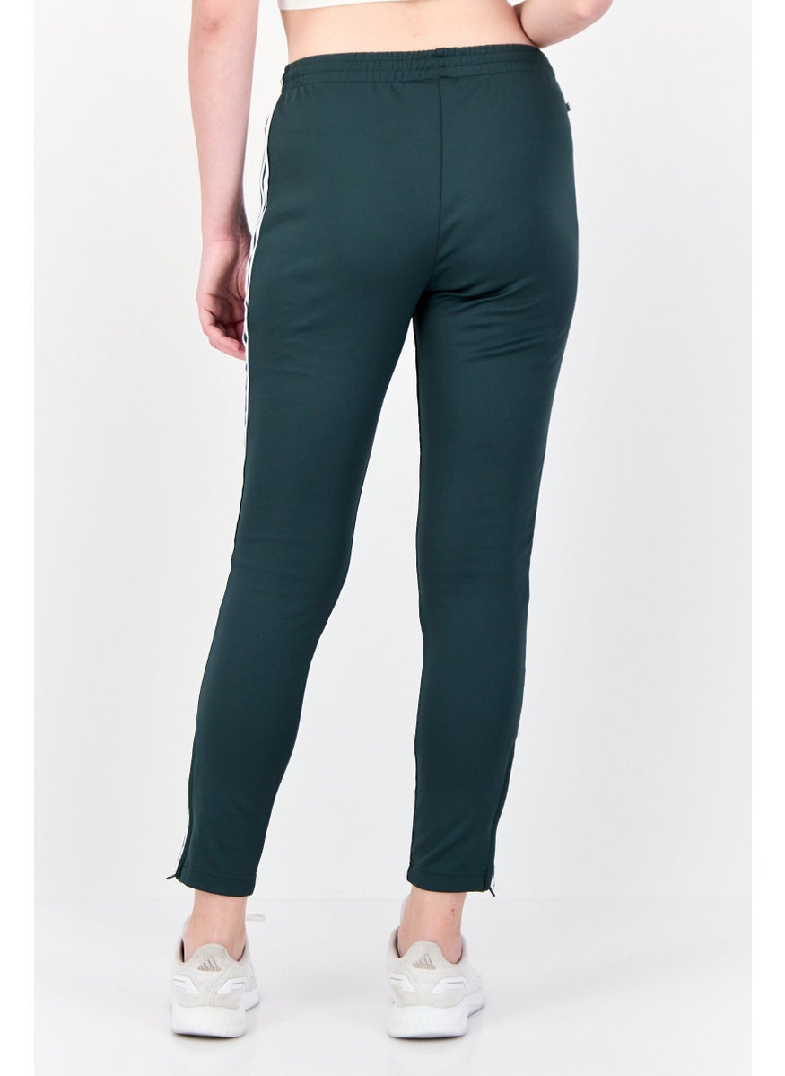 Women Sportswear Fit Outdoor Track Pants, Green