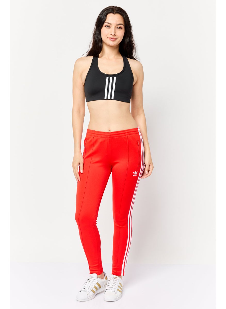Women Sportswear Fit Training Leggings, Red