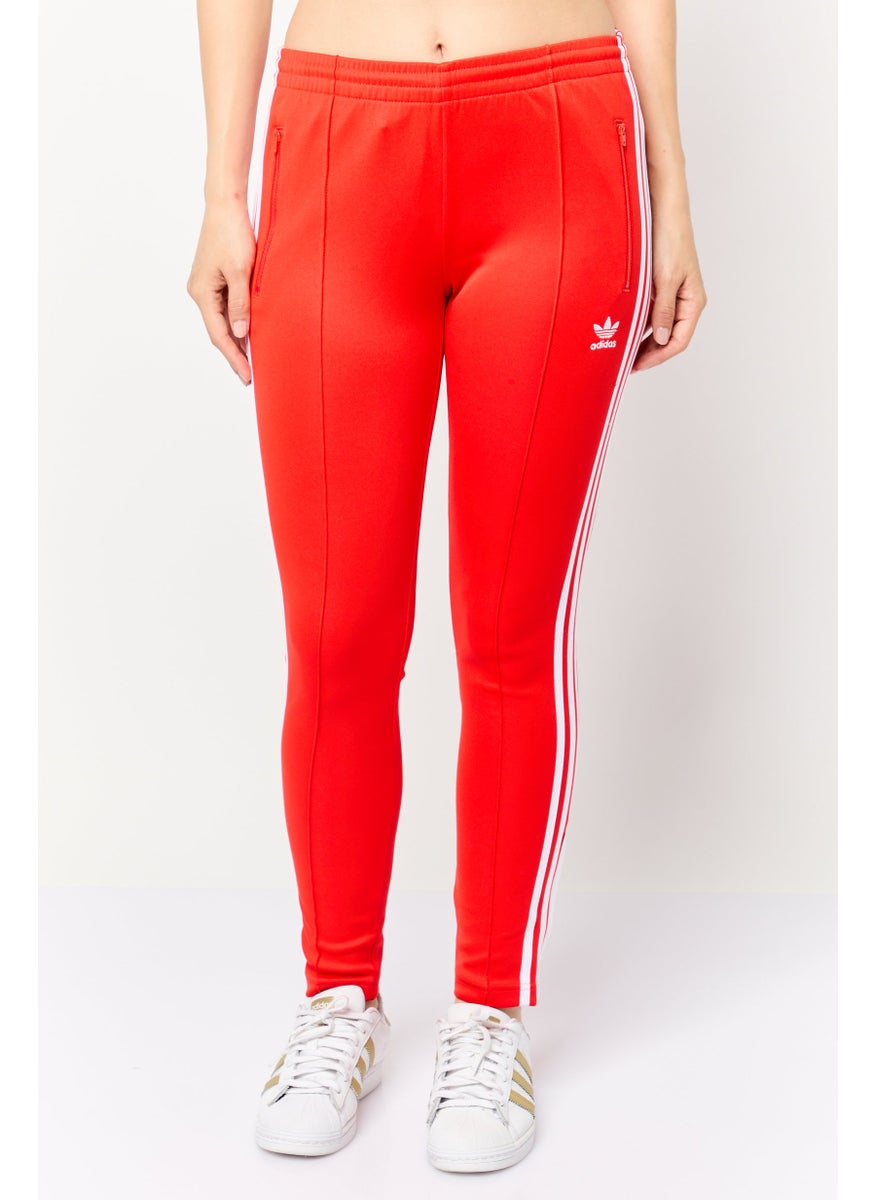 Women Sportswear Fit Training Leggings, Red