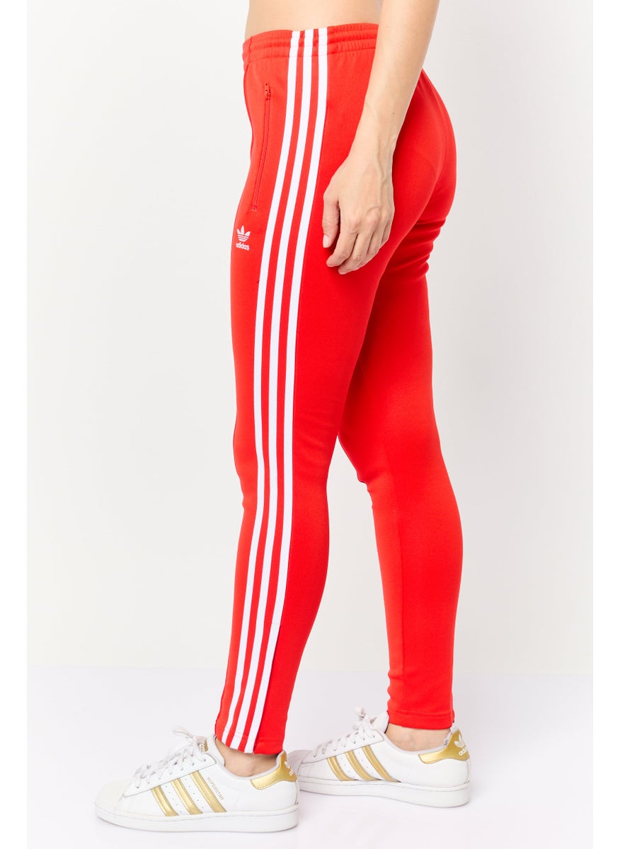Women Sportswear Fit Training Leggings, Red
