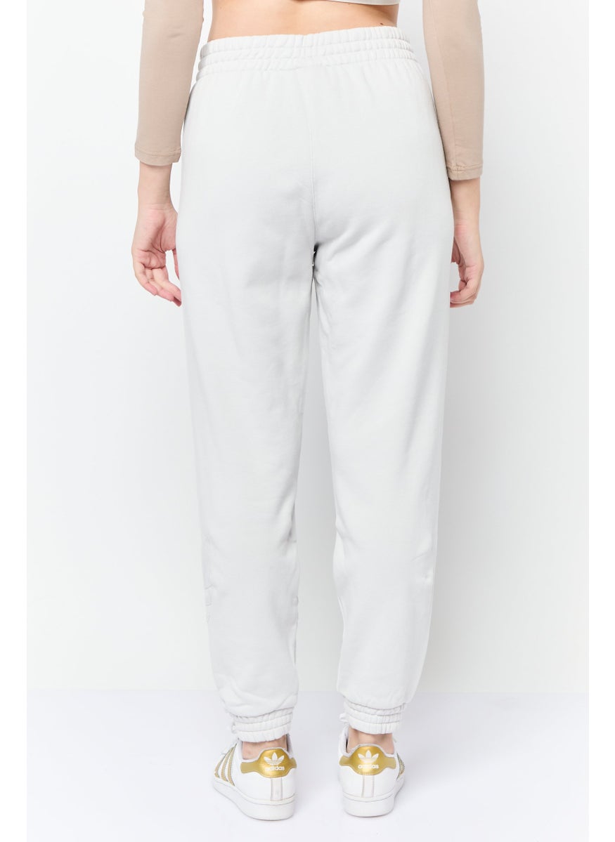 Women Sportswear Fit Outdoor Sweatpants, Light Grey