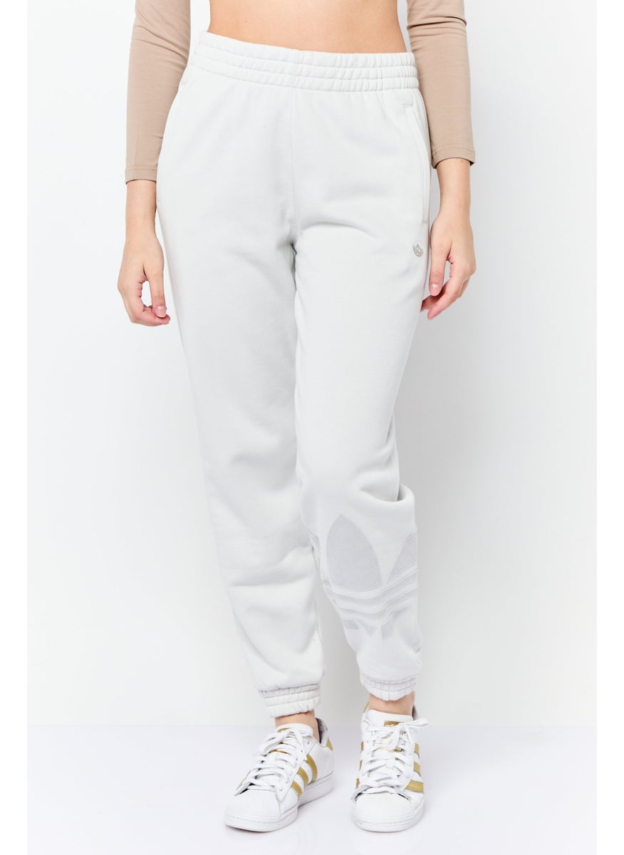 Women Sportswear Fit Outdoor Sweatpants, Light Grey