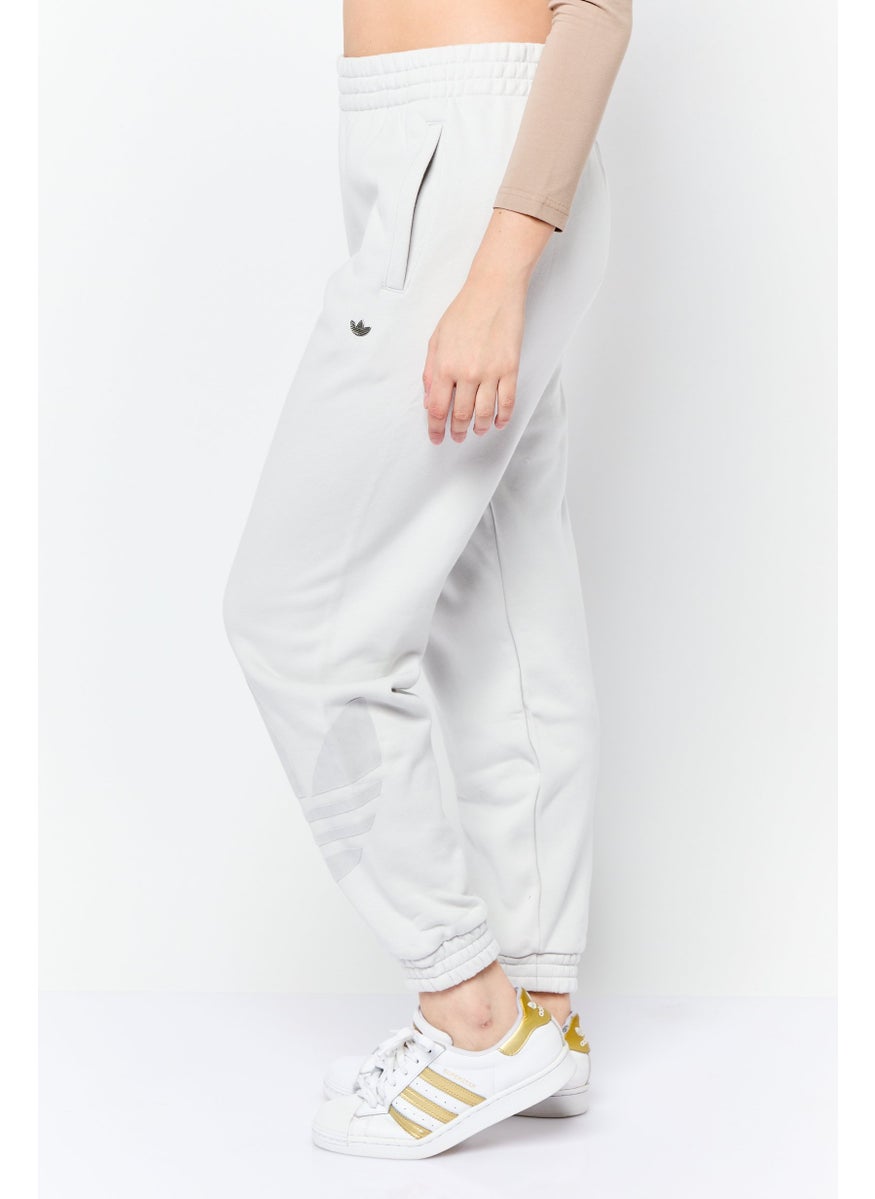 Women Sportswear Fit Outdoor Sweatpants, Light Grey
