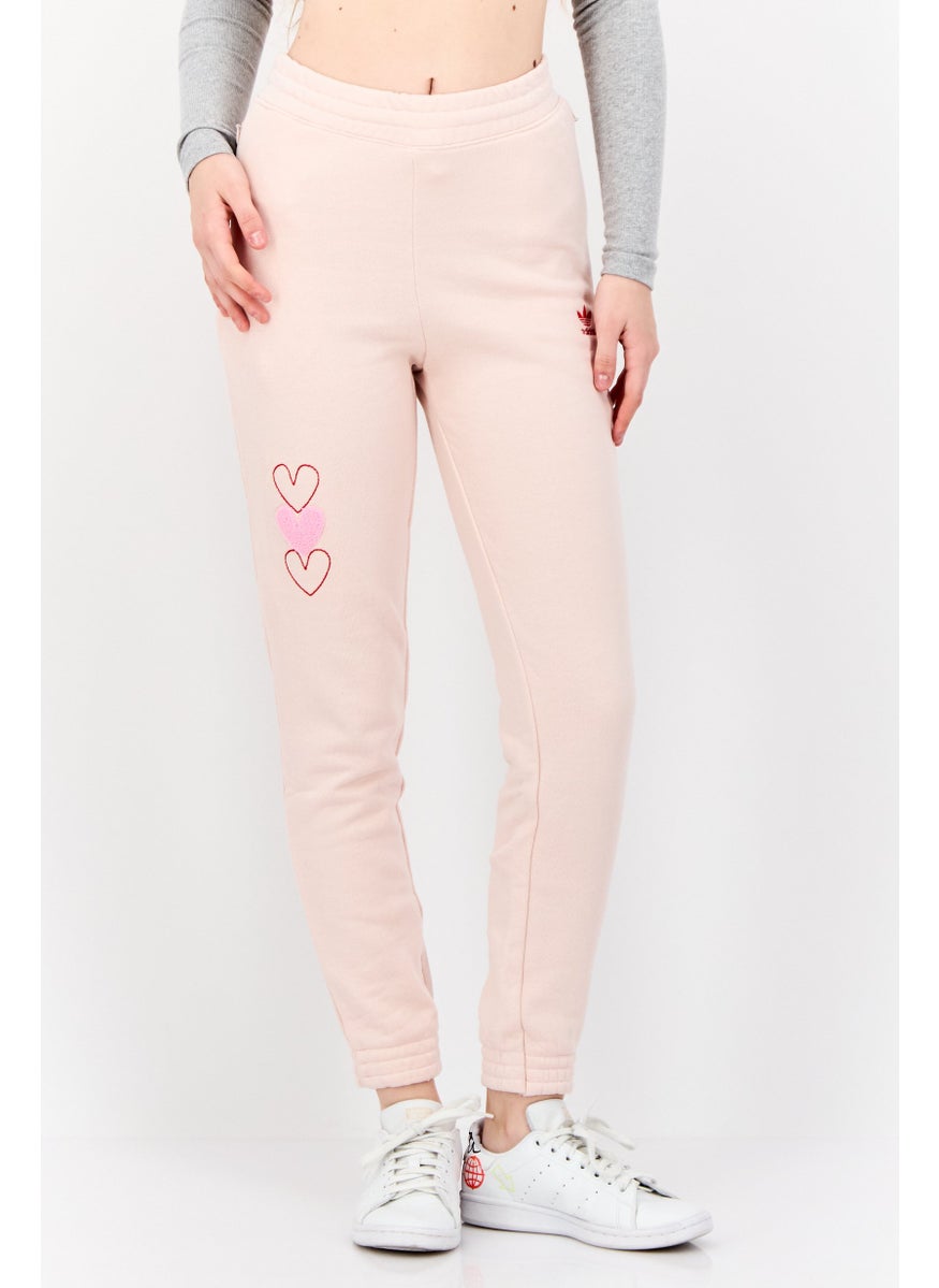 Women Sportswear Fit Outdoor Sweatpants, Pink