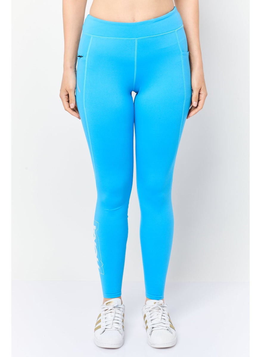 Women Sportswear Fit Outdoor Tight, Blue