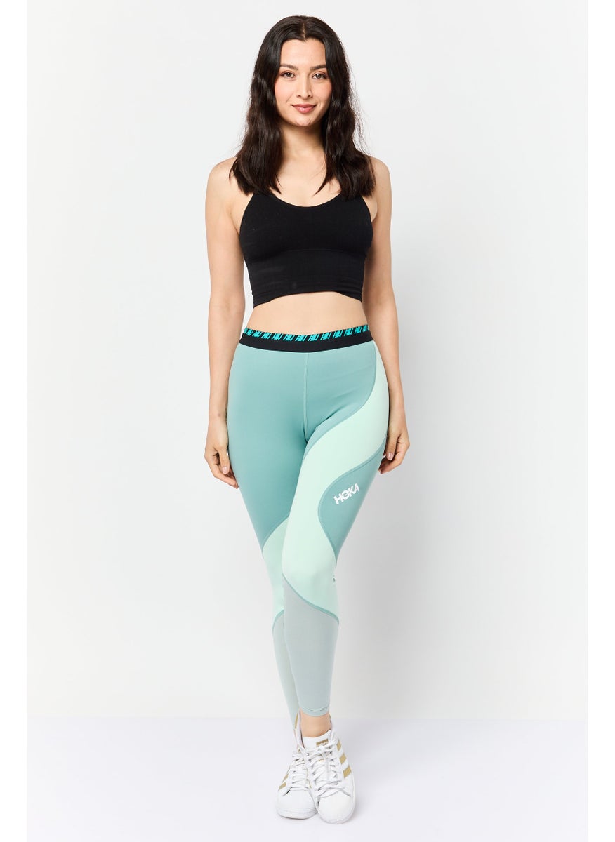 Women Sportswear Fit Training Leggings, Sage Green