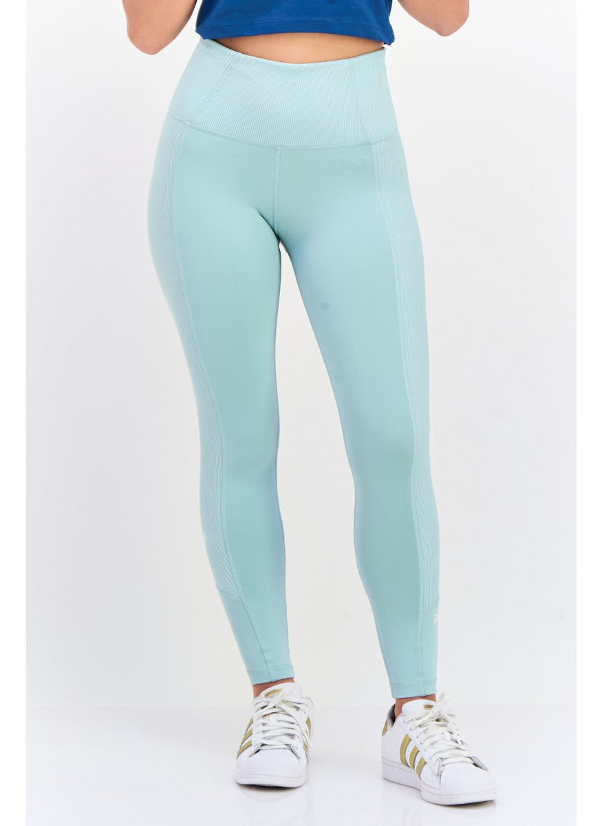 Women Sportswear Fit Training Leggings, Sage Green