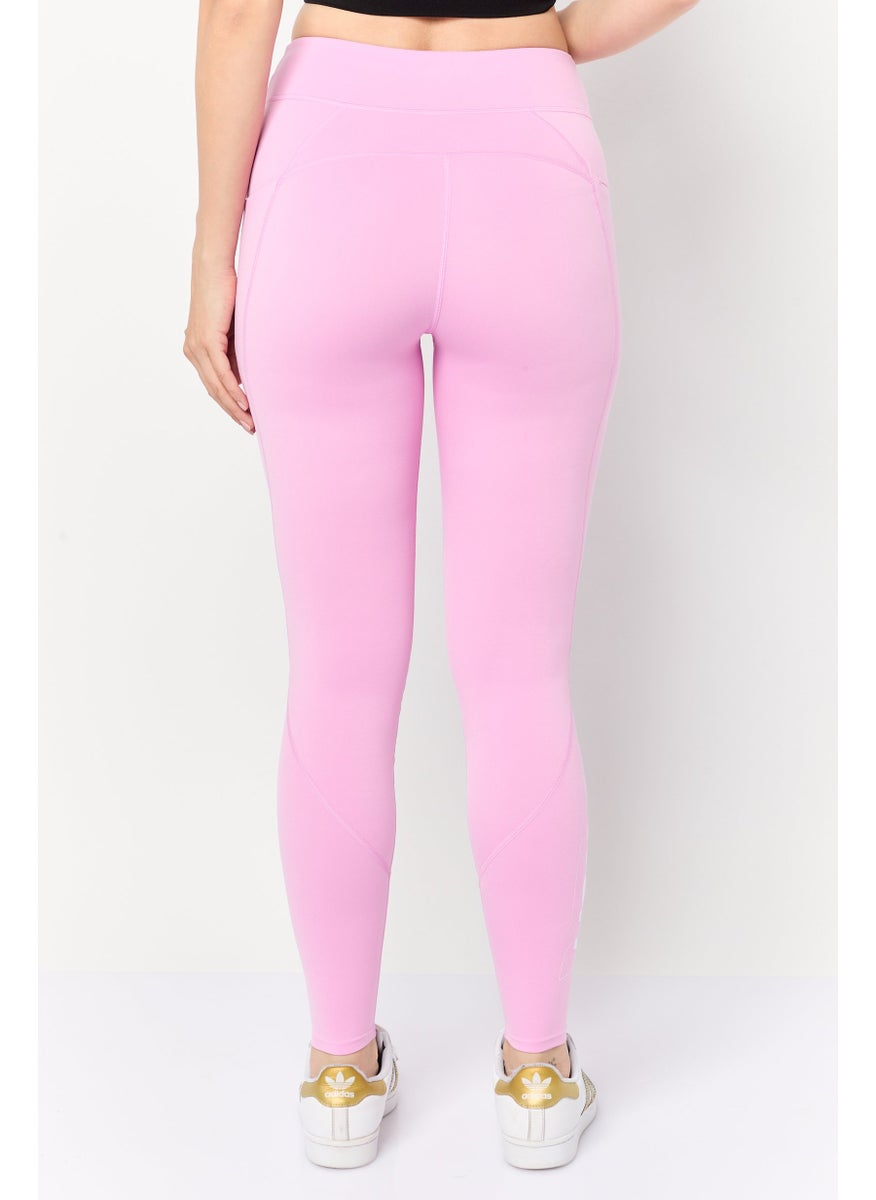 Women Performance Fit Training Leggings, Pink