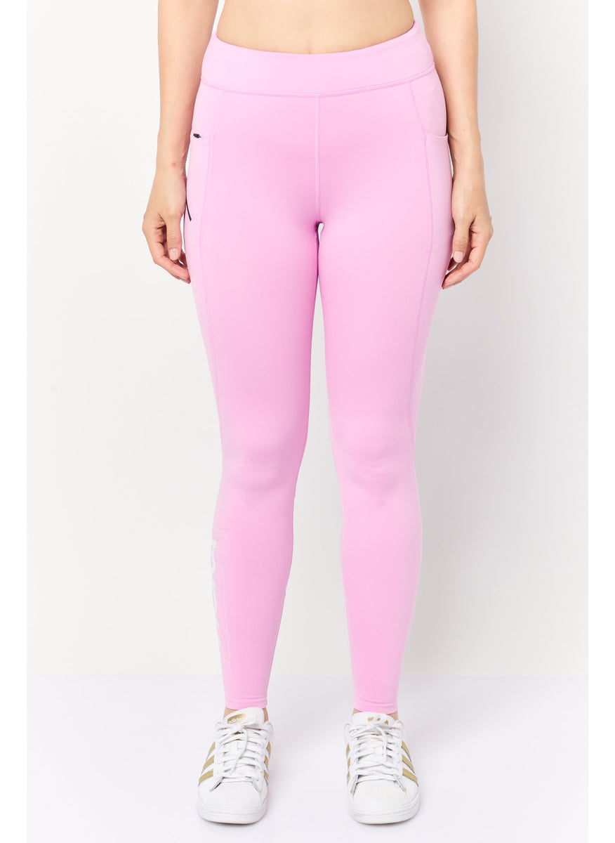 Women Performance Fit Training Leggings, Pink