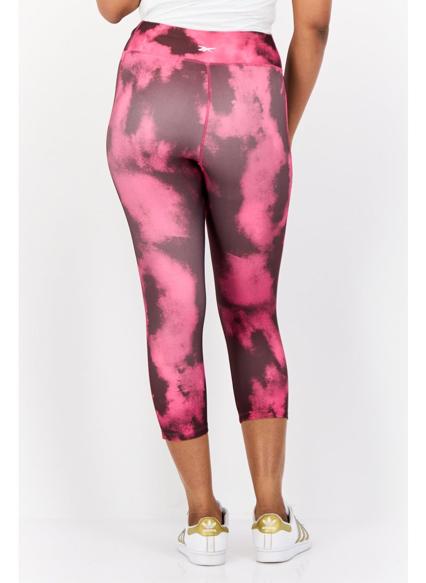Women Sportswear Fit Training Capri Leggings, Multicolor