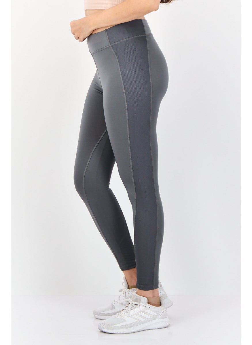 Women Sportswear Fit Yoga Leggings, Grey