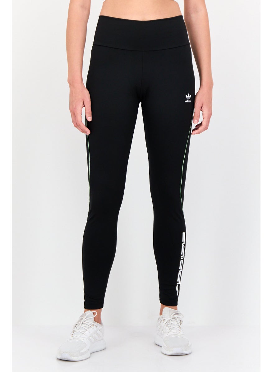 Women Sportswear Fit Training Leggings, Black