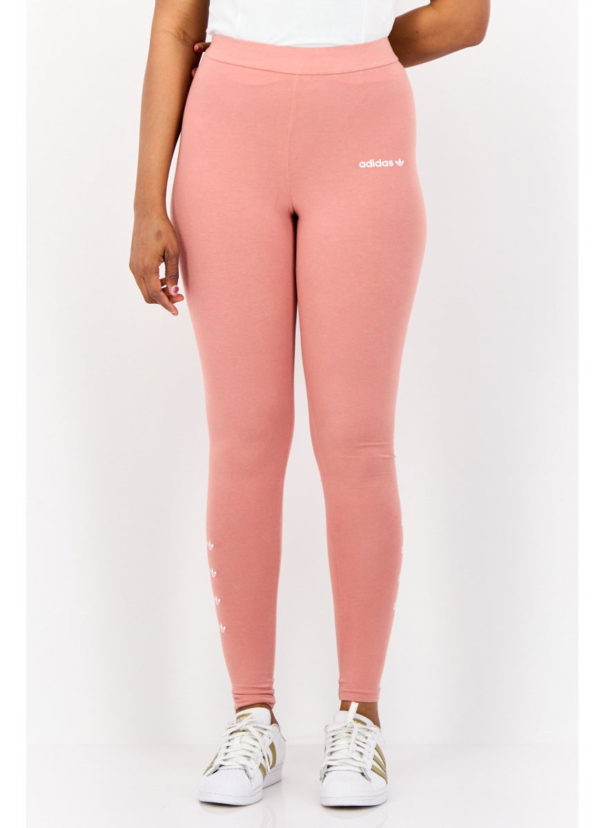 Women Sportswear Fit Training Leggings, Dusty Rose