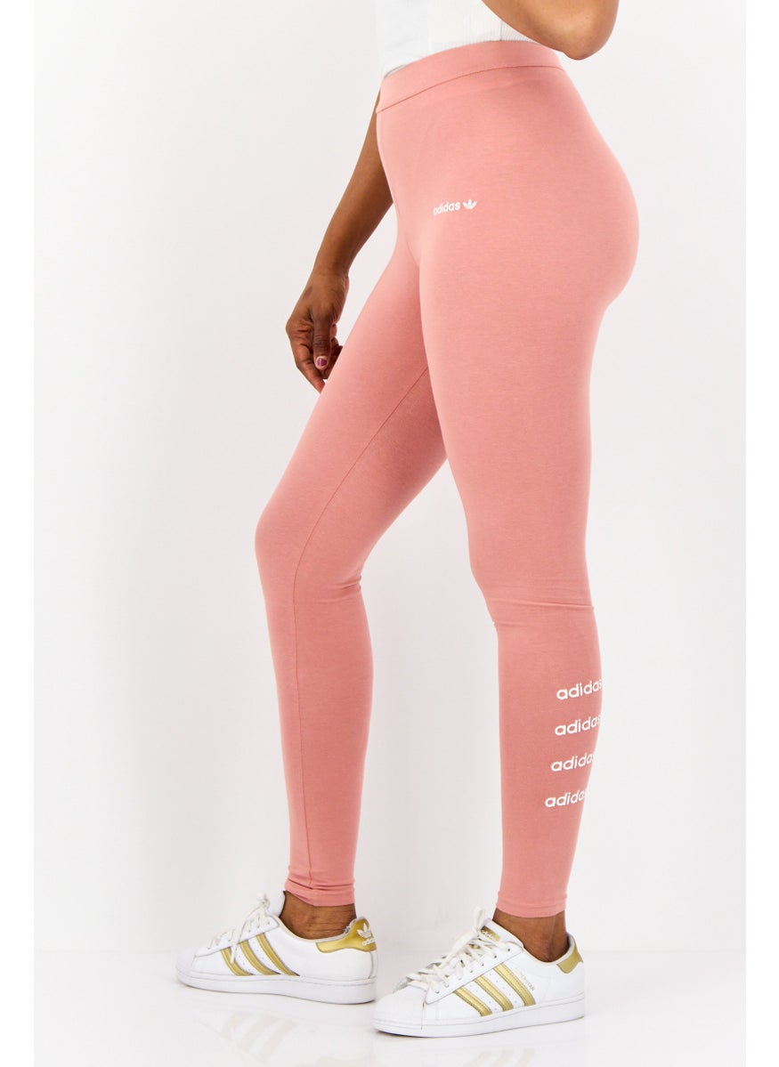 Women Sportswear Fit Training Leggings, Dusty Rose