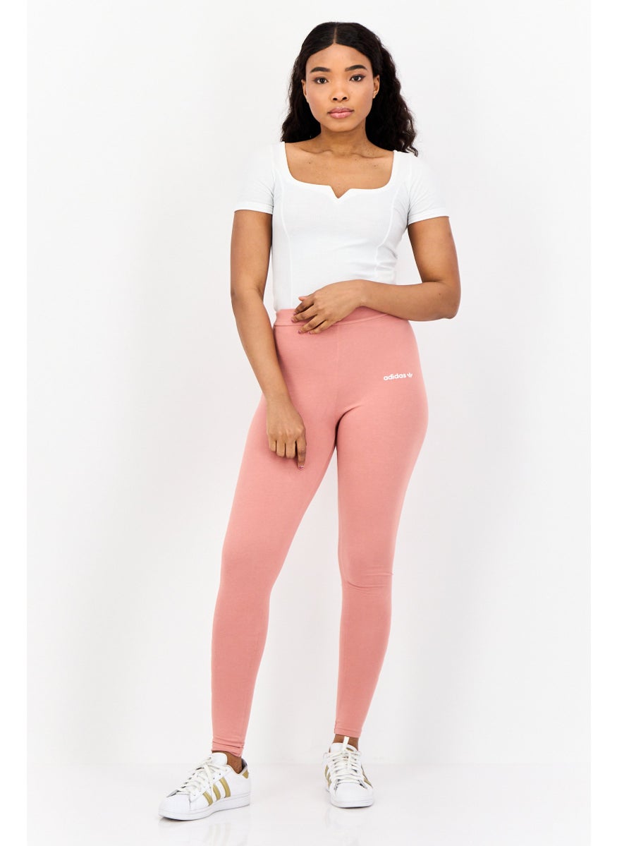 Women Sportswear Fit Training Leggings, Dusty Rose