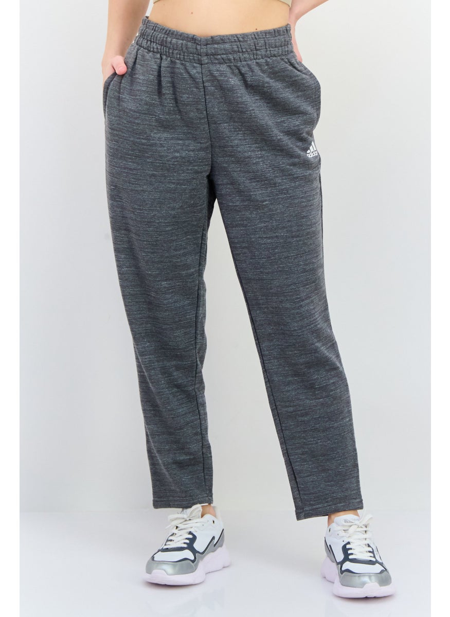 Women Sportswear Fit Brand Logo Training Sweatpants, Grey