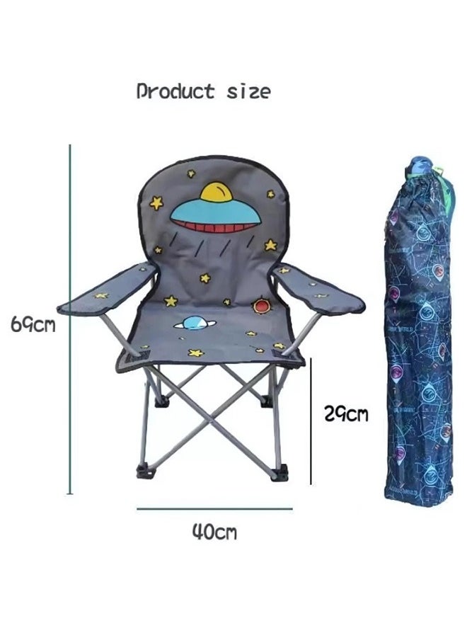 Portable Kids Folding Camping Chair – Lightweight Outdoor Seat for Children, Travel and Picnic Use