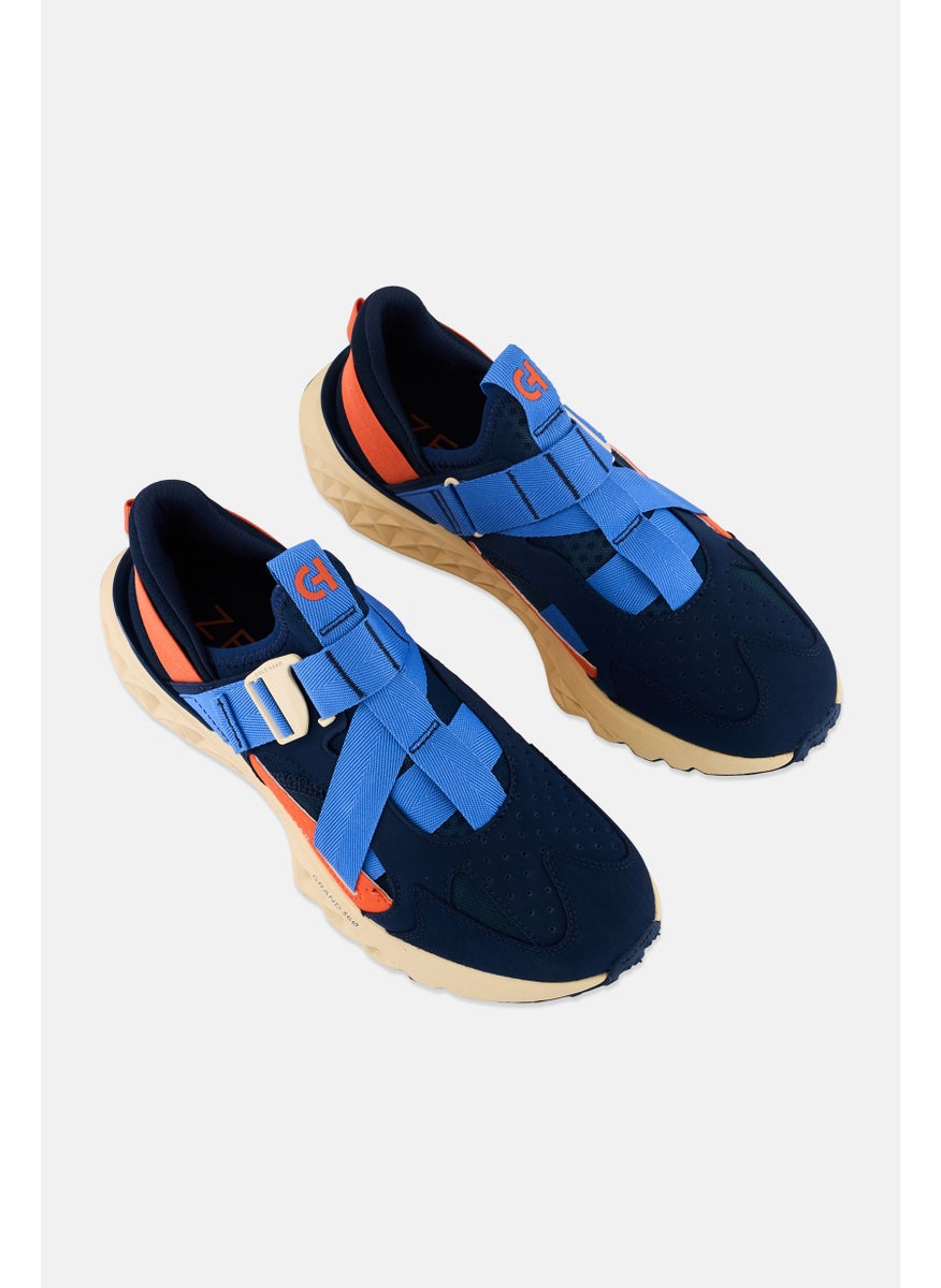 Men 5zg Monk Strap Rnng Casual Shoes, Blue