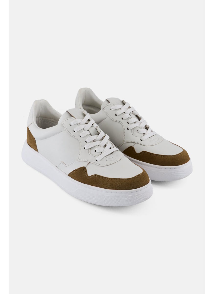 Men Lace Up Sneakers, Multicolor