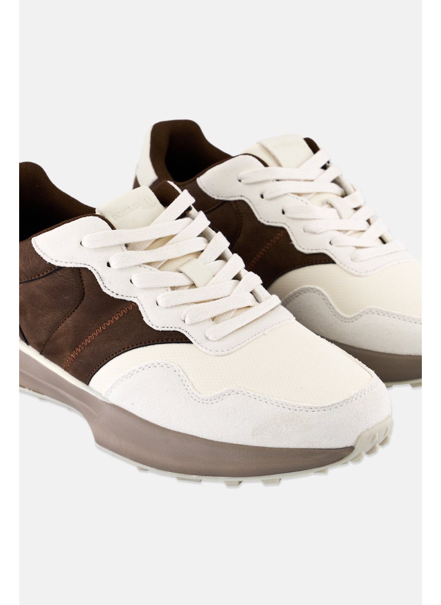 Men Lace Up Outdoor Shoes, Multicolor