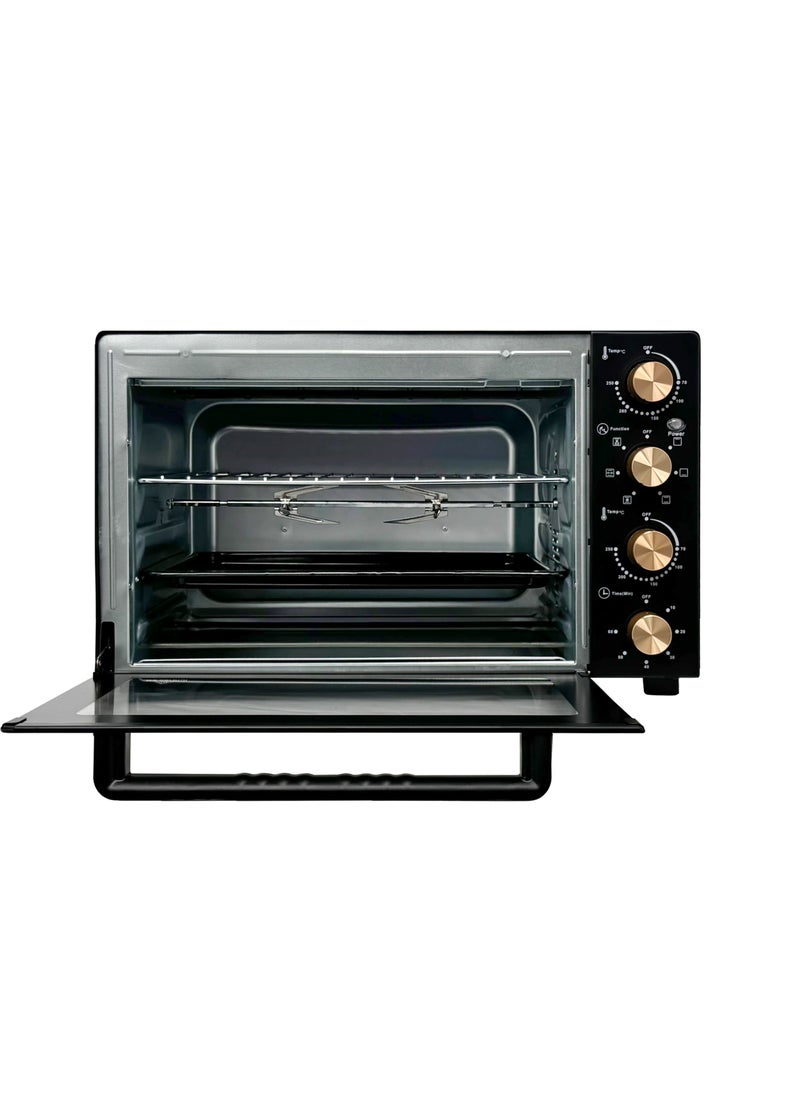 Generaltec 55L Electric Oven with Rotisserie & Convection Fan - 1 Year Full Warranty - Model-GOT55L