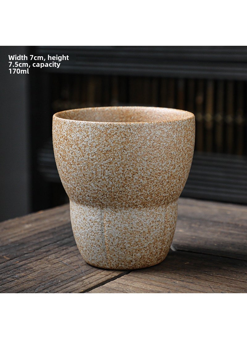 Japanese Ceramic Espresso Cups Retro Kung Fu Teacups Qiuxiang
