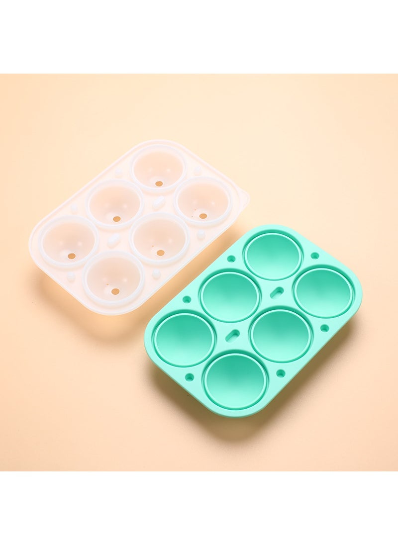 Wholesale Silicone Ice Hockey Molds Easy-Release Fluorescent Green [6 even ball ice]]