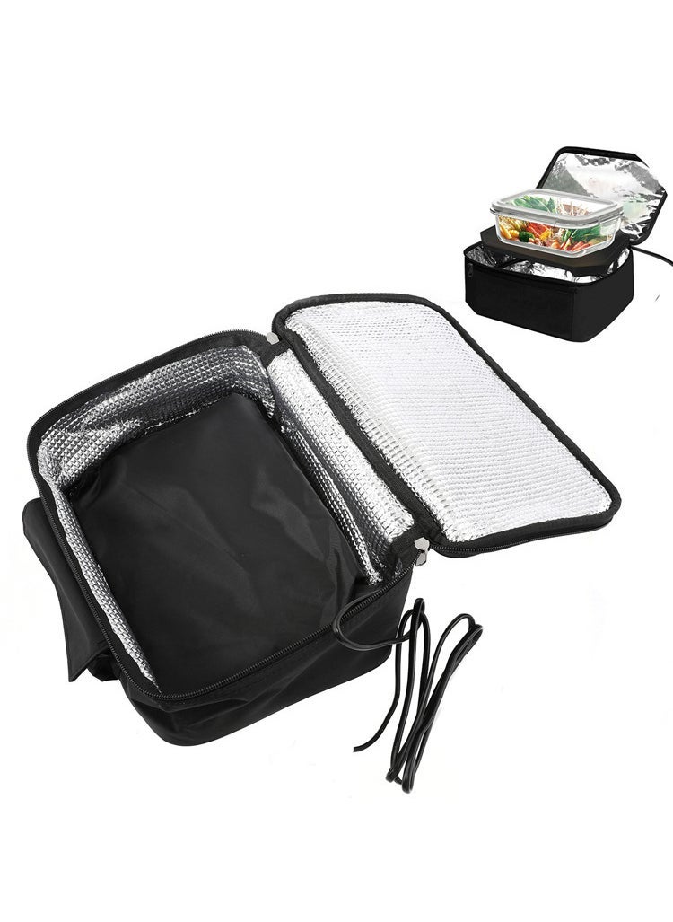 12V Car Thermal Cooler Picnic Bag Dual-purpose (car power cord + US gauge adapter)
