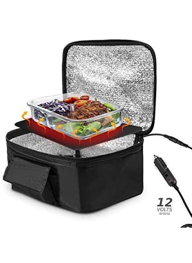 12V Car Thermal Cooler Picnic Bag Dual-purpose (car power cord + US gauge adapter)