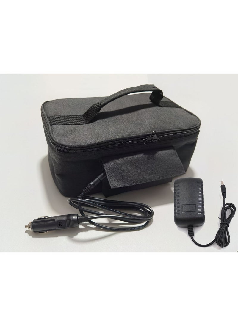 12V Car Thermal Cooler Picnic Bag Dual-purpose (car power cord + US gauge adapter)