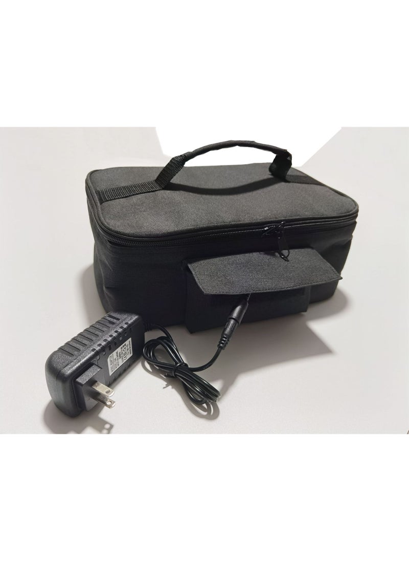 12V Car Thermal Cooler Picnic Bag Dual-purpose (car power cord + US gauge adapter)