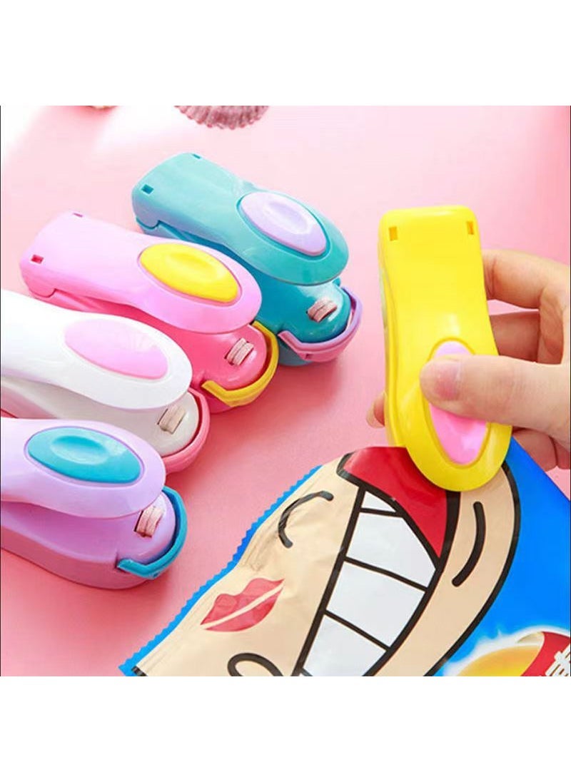 Portable Mini Sealing Machine for Snack Bags Candy color