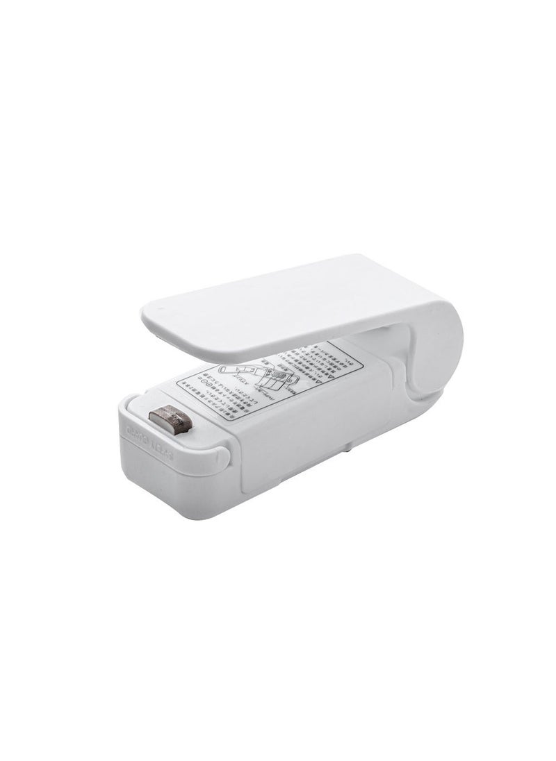 Portable Mini Sealing Machine for Snack Bags White