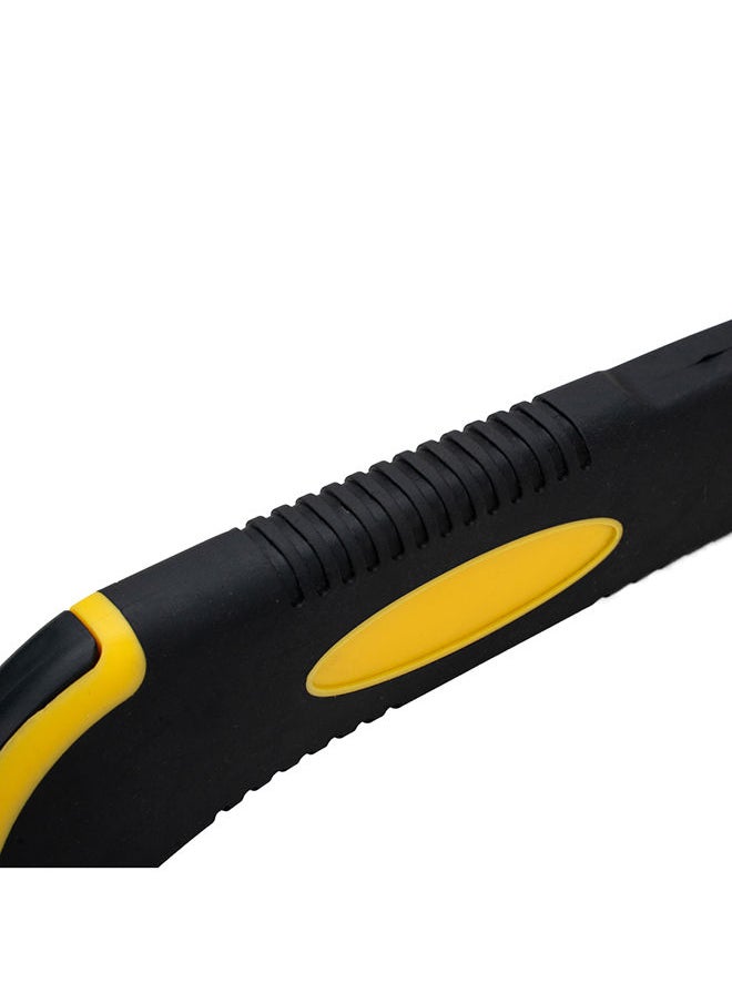 Restaurantware-Handy Tek 6.7 Inch Utility Knives, 4 Heavy Duty Box Knives - Retractable, Built-In Lock, Yellow Plastic Box Cutters, Sharp Blade, For Opening Boxes And Packages