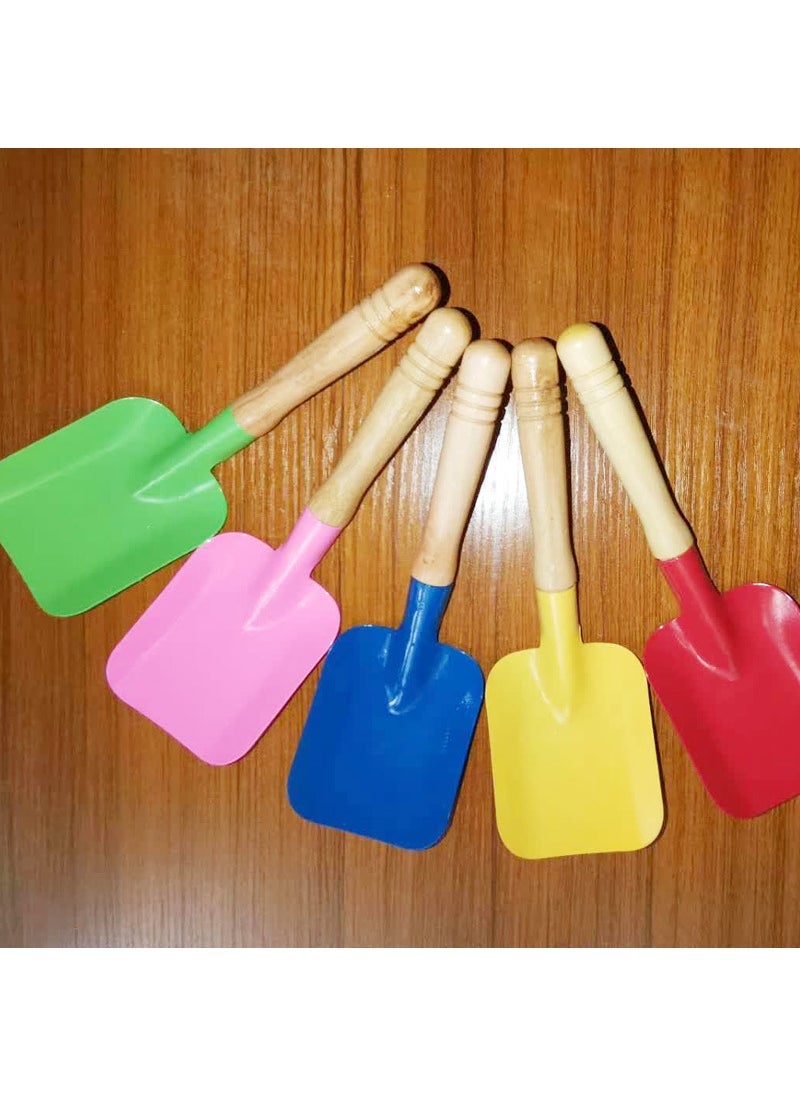Factory stall supply childrens beach toys iron shovel digging sand water play sand shovel snow gardening tools shovel 21cm flat shovel