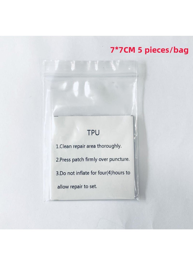 Tent and Swim Ring Self-Adhesive Sealant English five 7*7cm pack