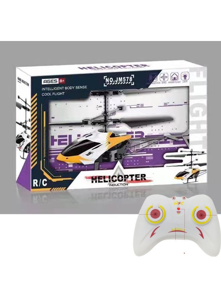 Factory two-channel remote control aircraft helicopter induction levitation aircraft childrens electric toys foreign trade Wholesale Eagle Helicopter + Acceleration Remote Control