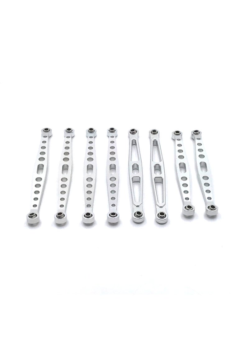 Huang Bo 1/10 ZP1001 1002 1003 1004 remote control car accessories metal upgrade modified connecting rod Silver