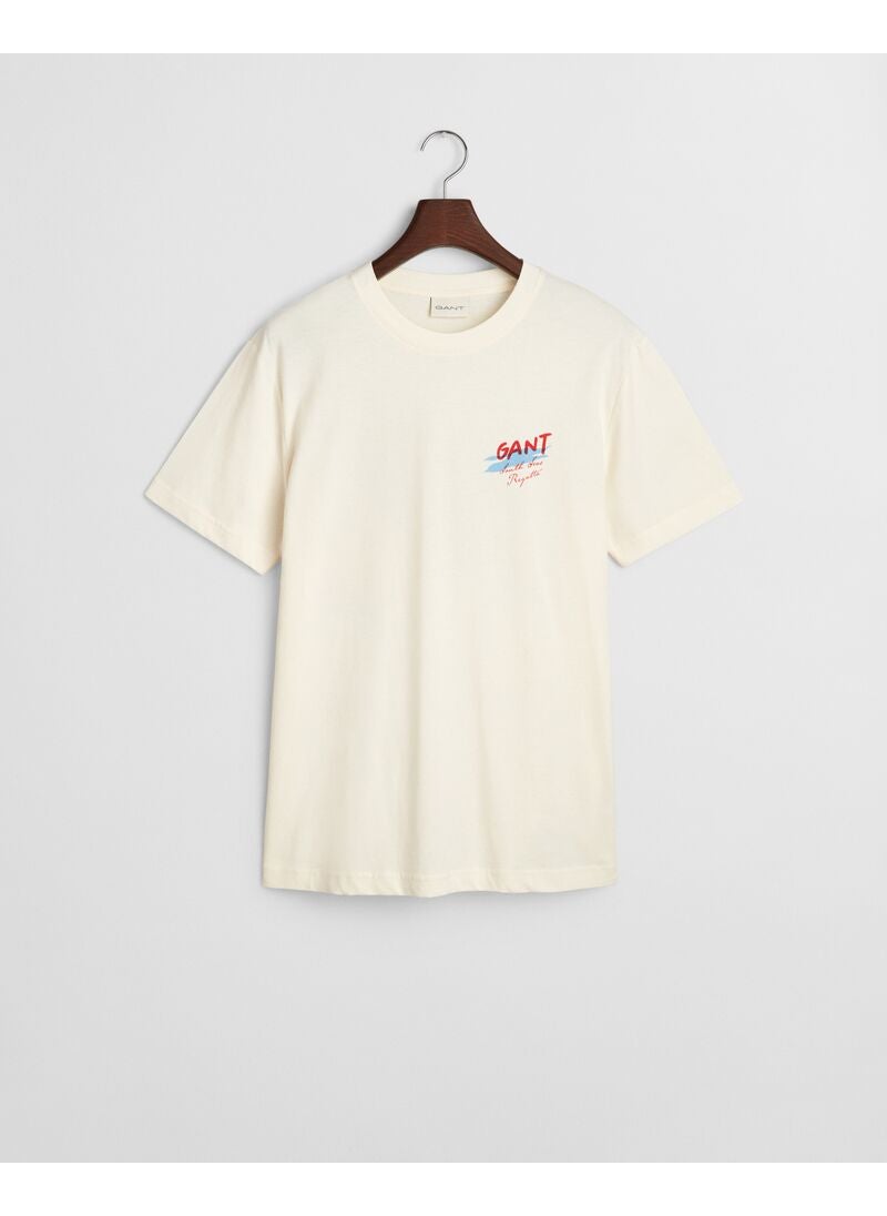 GANT USA Sailing Print Graphic T-Shirt