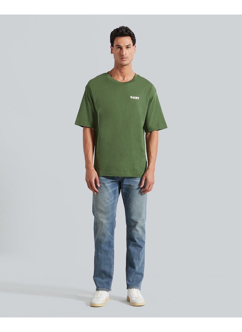 Back Logo Graphic Short Sleeve T-Shirt