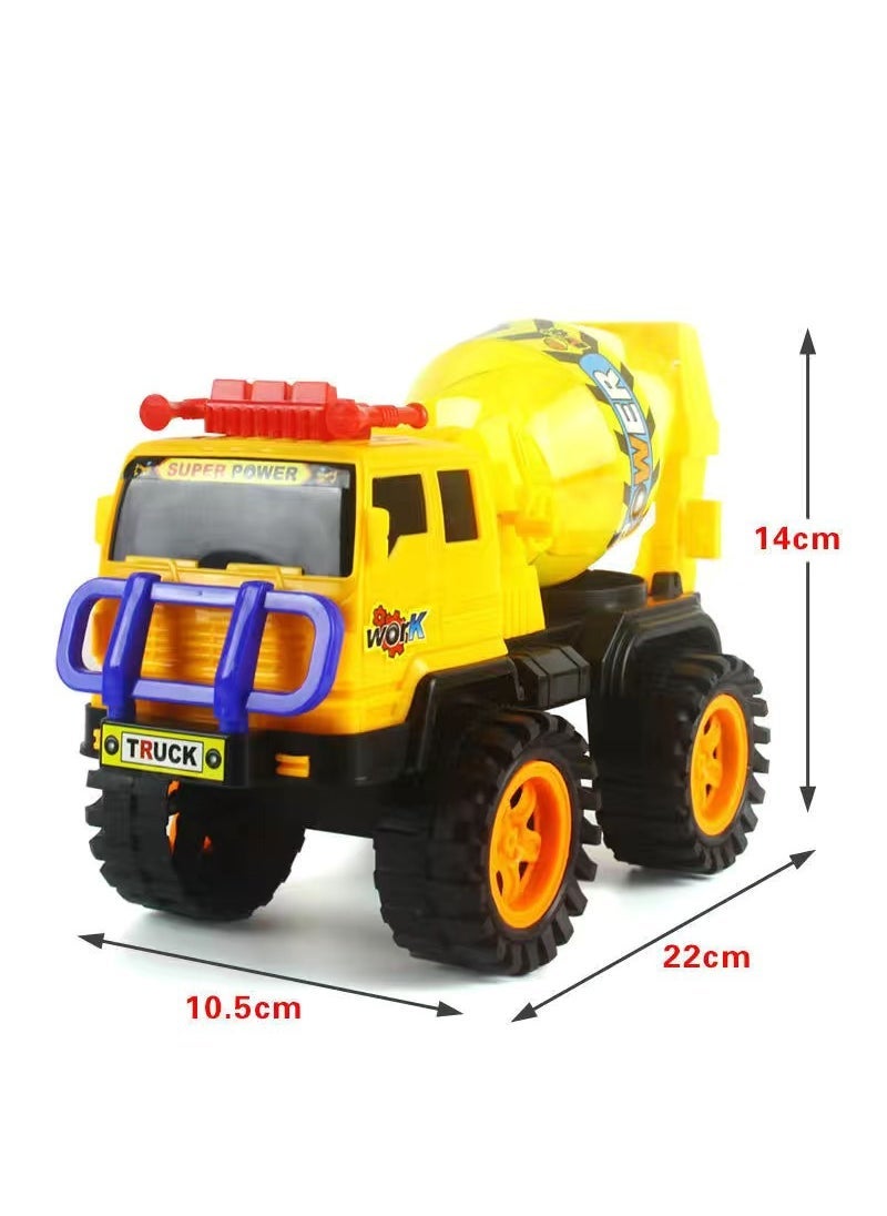Kids Large Excavator Dump Truck Inertia Toy Large mixer