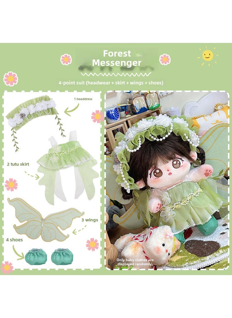 20cm Cotton Doll Dress Cute Romper Outfit Forest Messenger