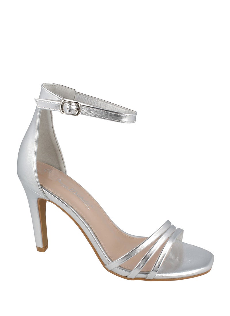 Stiletto Heel Three Strap Sandal