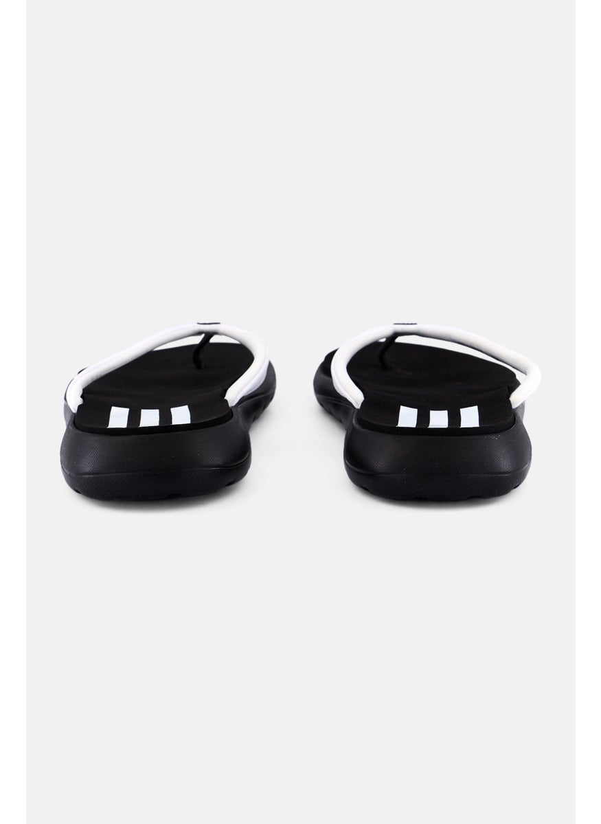 Women Brand Logo Slip On Sandal, Black