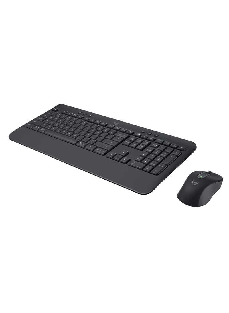 MK650 Wireless Comfort US Layout Keyboard and Mouse Combo for Business -Black (920-011004) BLACK