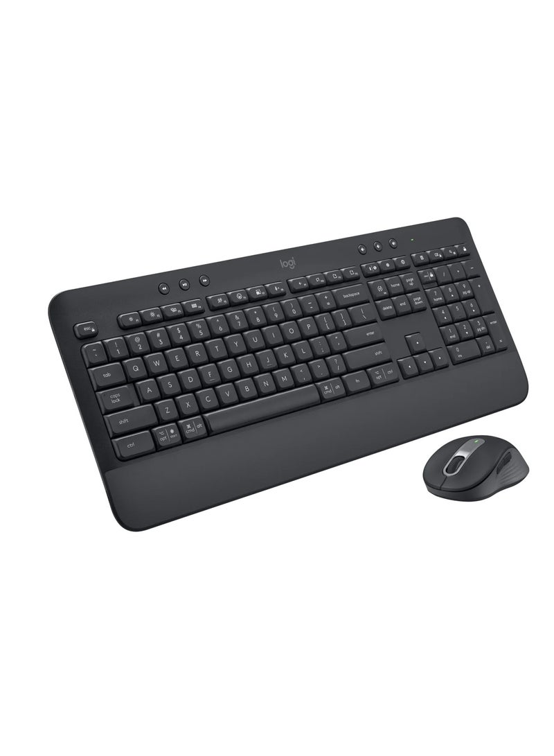 MK650 Wireless Comfort US Layout Keyboard and Mouse Combo for Business -Black (920-011004) BLACK